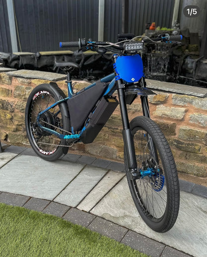 THE BLUE DRAGON 72v 6kw ebike